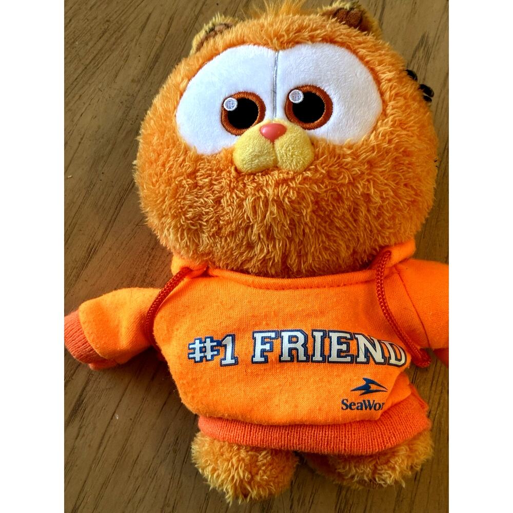 Baby Garfield plush toy SeaWorld Parks Exclusive Garfield Movie #1 FRIEND RARE